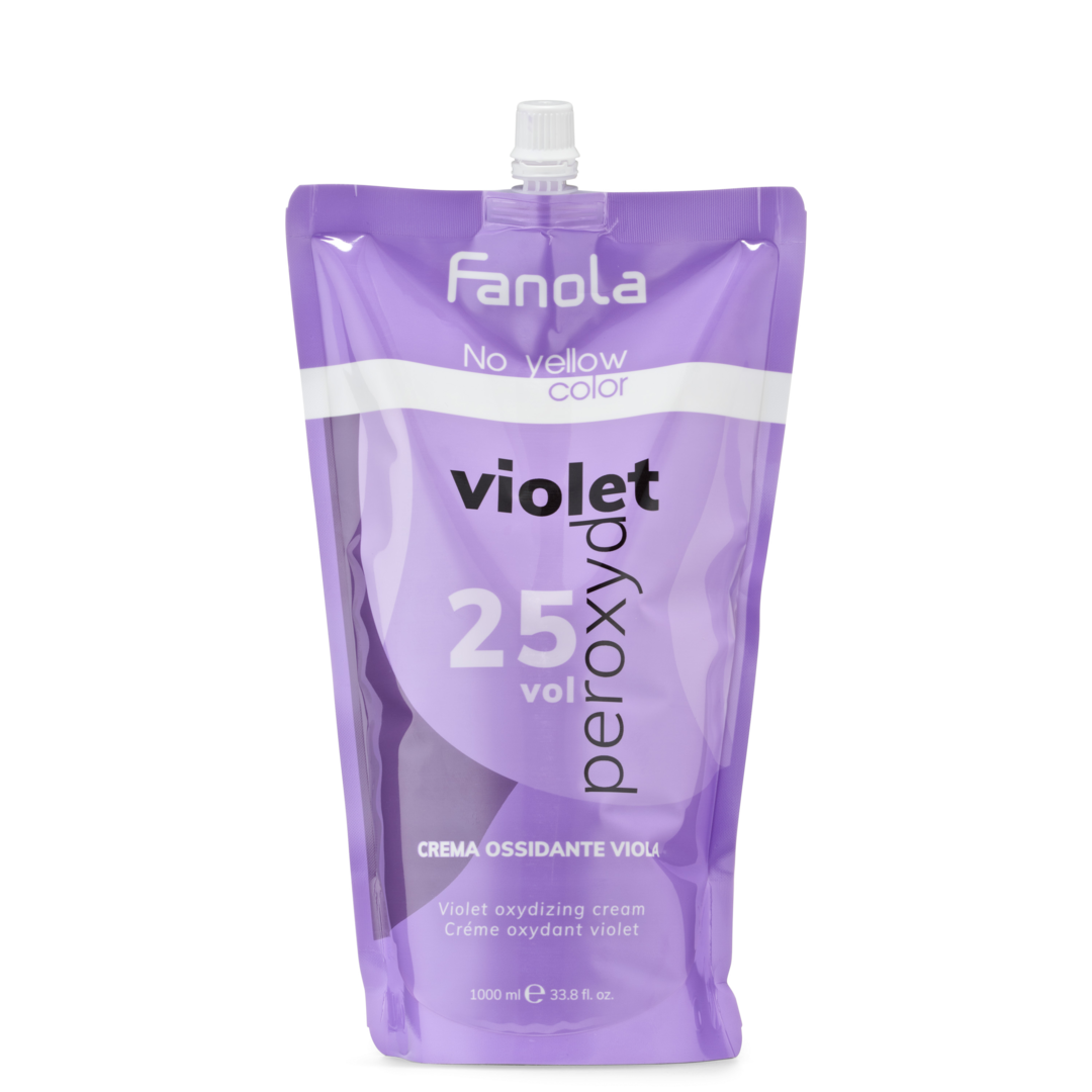 No Yellow color violet peroxyde 25 vol 0