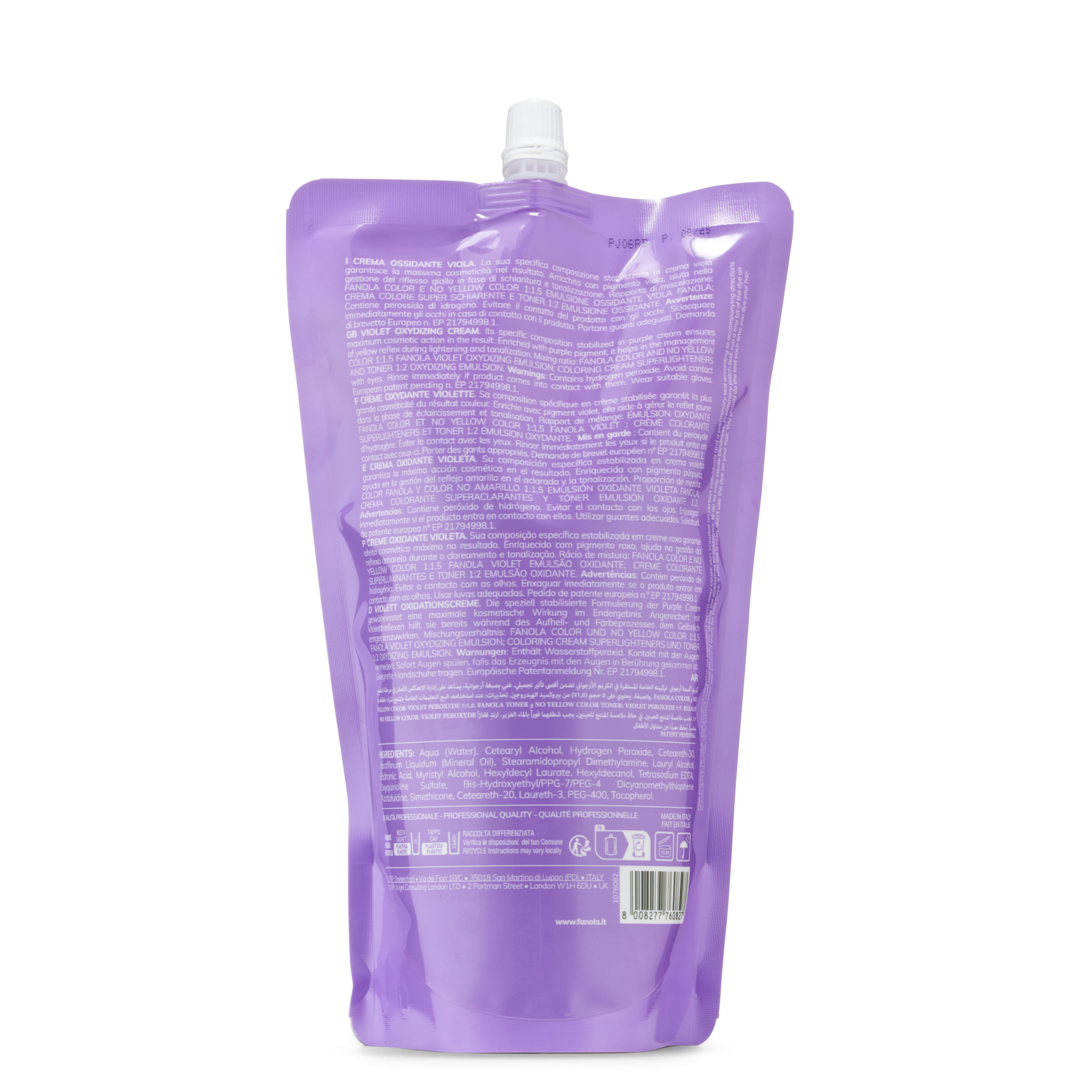 No Yellow color violet peroxyde 5 vol 1