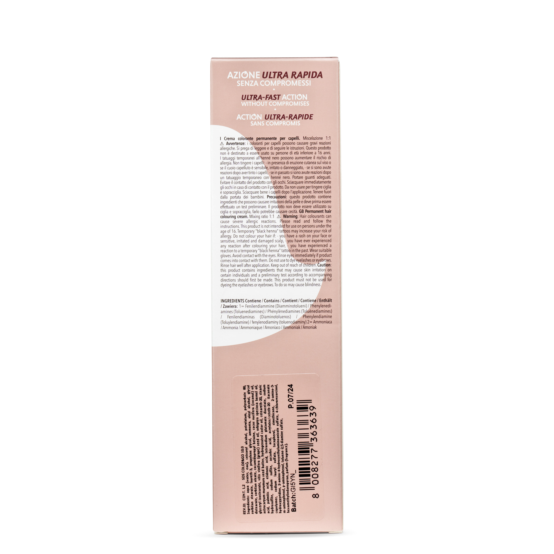 Sos Color&Go 10.0 Biondo Platino 1