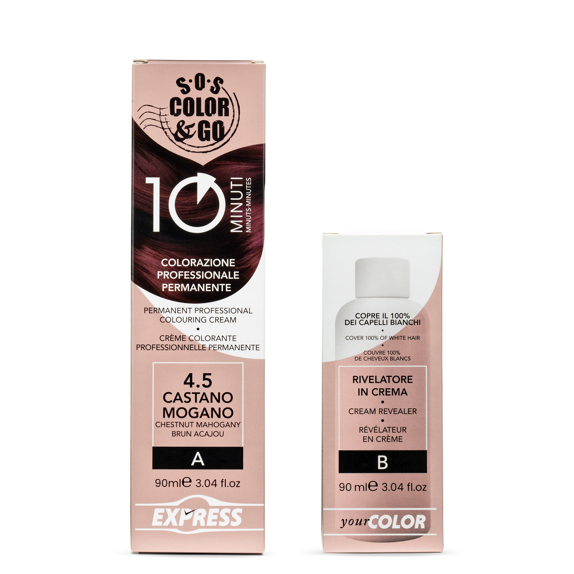 Sos Color&Go 10 Min - Mogano 4